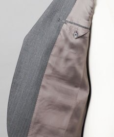 GOTAIRIKU 【御幸毛織】ドライスピナーツイルストレッチスーツ_グレーストライプ