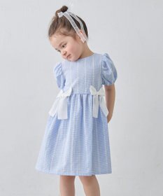 ANY KIDS 【洗濯機可能】サッカー ストライプワンピース