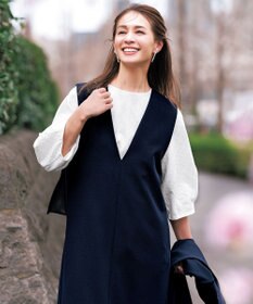 UNFILO L ジャガードブラウス