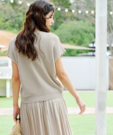 Tiaclasse 【洗える】リネンタッチカーディガン