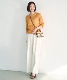 UNFILO L メッシュ クロップドニット