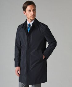 GOTAIRIKU メランジシャンブレー ステンカラーコート