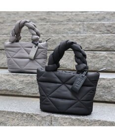 PELLE BORSA キルティング ミドルトートバッグ Puffy パフィ 5822