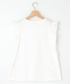 組曲 L Jazzy-Jersey フリル袖Ｔシャツ