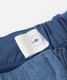 ANY KIDS 裾 ロゴ刺繍 スカパン