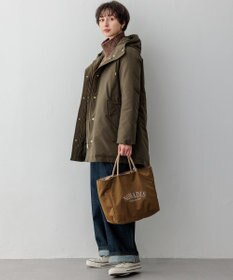 23区 【滝沢眞規子さん着用/一部店舗限定/撥水加工】ミリタリー ダウンコート