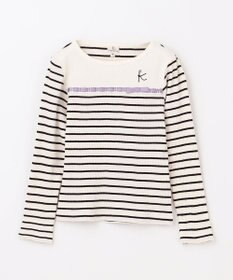 組曲 KIDS 【110-140㎝】レースボーダー トップス