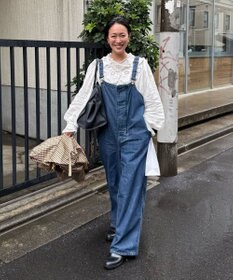 woadblue 【157】Deck-Overall デニムオーバーオール