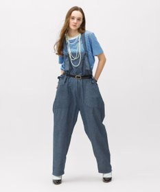 LENO THIN BORDER T-SHIRT / 細ボーダーTシャツ 《UNISEX》