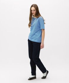 LENO THIN BORDER T-SHIRT / 細ボーダーTシャツ 《UNISEX》