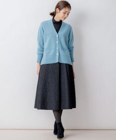 組曲 【WEB限定】ウールカシミヤミックス カーディガン