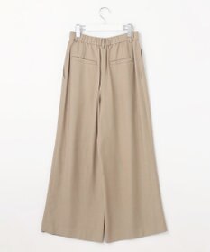 自由区 【XSサイズ～/洗える/セット可】キュプラリネンシャンタン ワイドパンツ