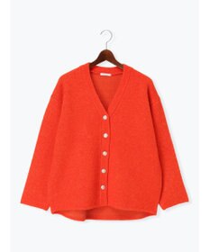 Te chichi 起毛ミドルVネックカーディガン