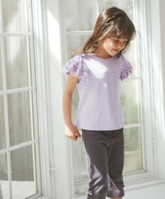 ANY KIDS フラワーチュール半袖Tシャツ