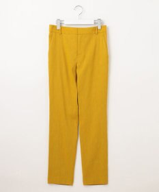 23区 【洗える】リネンレーヨンストレッチ テーパードパンツ