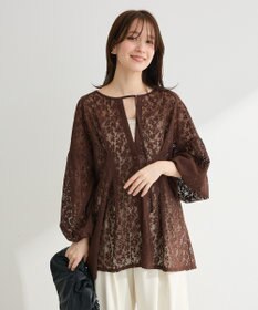 Green Parks メッシュレースタック入りプルオーバー