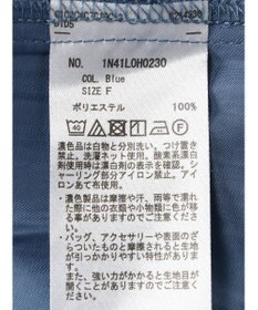 earth music&ecology サテンティアードワンピース