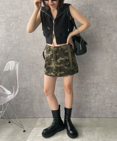 WEGO ヴィンテージウォッシュWジップN／Sパーカー