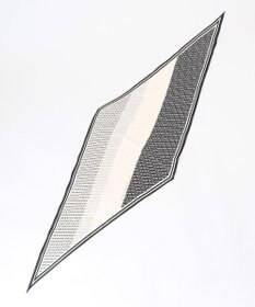 23区 【Oggi4月号掲載】ジオメトリック柄 ダイヤスカーフ