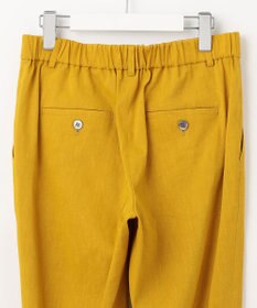 23区 L 【洗える】リネンレーヨンストレッチ テーパードパンツ