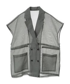 AMERICAN HOLIC シアーオーバーサイズテーラードベスト【WEB限定カラー有り】