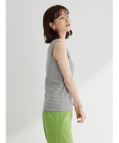 Green Parks ボーダーリブタンクトップ