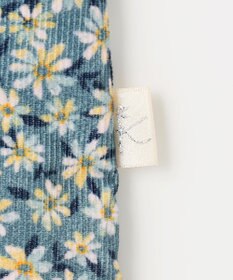 組曲 KIDS 【110-140㎝】モノトーンフラワーコーデュロイ キュロット