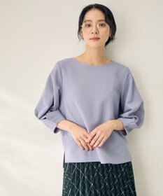 ANY コンフォータブル袖タックブラウス