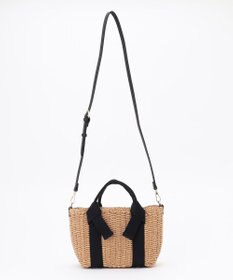 LA BAGAGERIE 【MONICA】リボンハンドル2WAYかごバッグ