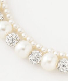 ANY SIS 【2WAY】パール調 ネックレス