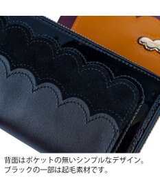 tsumori chisato CARRY スカラップコンビ ラウンドファスナー長財布