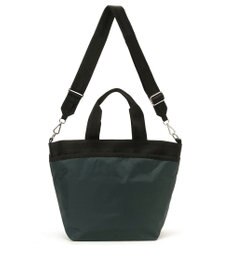 LeSportsac BUCKET TOTE/ミッドナイトグリーン/ブラック