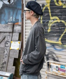 WEGO 【ユニセックス着用ITEM】ケミカルスウェットカーディガン