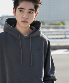 WEGO 【ユニセックス着用ITEM】ピグメントグラフィックプルパーカー