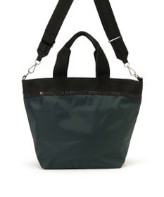 LeSportsac BUCKET TOTE/ミッドナイトグリーン/ブラック