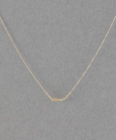 Phoebe 【金属アレルギー対応】ストレートバービジューネックレス　ゴールド