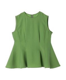 Green Parks AnriettMusee ノースリーブタックペプラムブラウス
