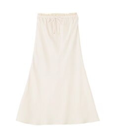 earth music&ecology サテンフリルマーメイドスカート