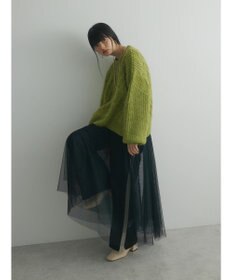 Green Parks armonia. ケーブルニットプルオーバー