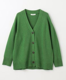 ANY 【洗濯機可】ラムウールVネック カーディガン