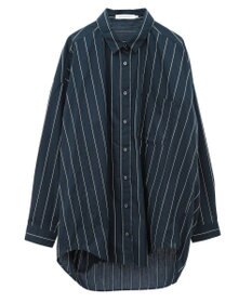 AMERICAN HOLIC ドビーストライプロングシャツ