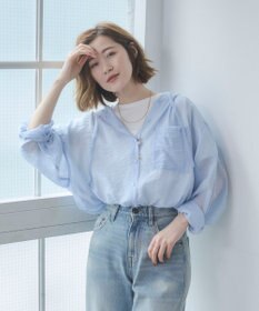 WEGO 【2026年春夏新作】シアーフードシャツ