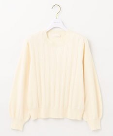 ANY SIS 【洗える】ミニケーブルカラー ニット