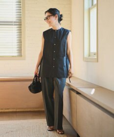 #Newans 【ANSWER for モダンベーシック】ビブヨークデザインブラウス