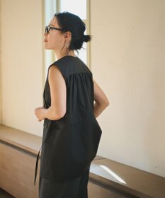 #Newans 【ANSWER for モダンベーシック】ビブヨークデザインブラウス