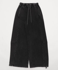 WEGO 【ウエストゴム】カーブデザインスウェットパンツ