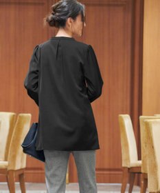 Tiaclasse L 【スマート裏起毛・洗える】フリルチュニック