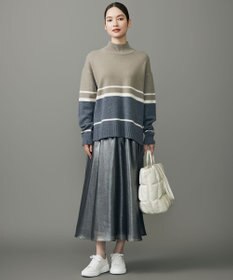 自由区 L 【カタログ掲載】シャイニーギャザー スカート