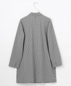 J.PRESS LADIES L 【洗える】Lightストレッチギンガム シングル トレンチコート