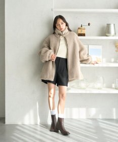 earth music&ecology ボアルーズブルゾン